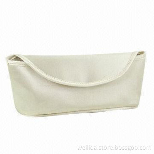 Satin Cosmetic Bag, Size: 20 x 7 x 8cm, Foam Satin+EVA, Azo-free